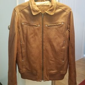 Beautiful  true religion  vintage leather jacket